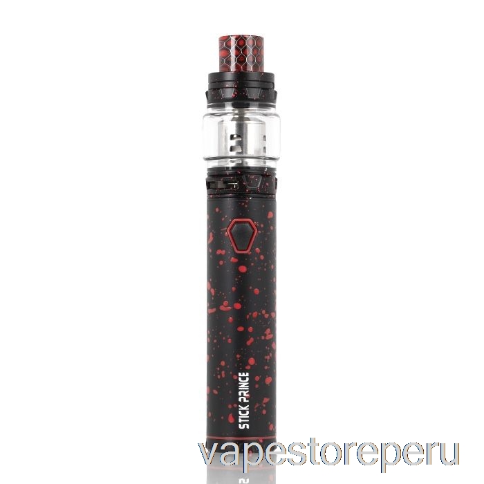 Kit Prince Vape Smoke Smok Stick - Estilo Pluma Tfv12 Prince Black Con Spray Rojo